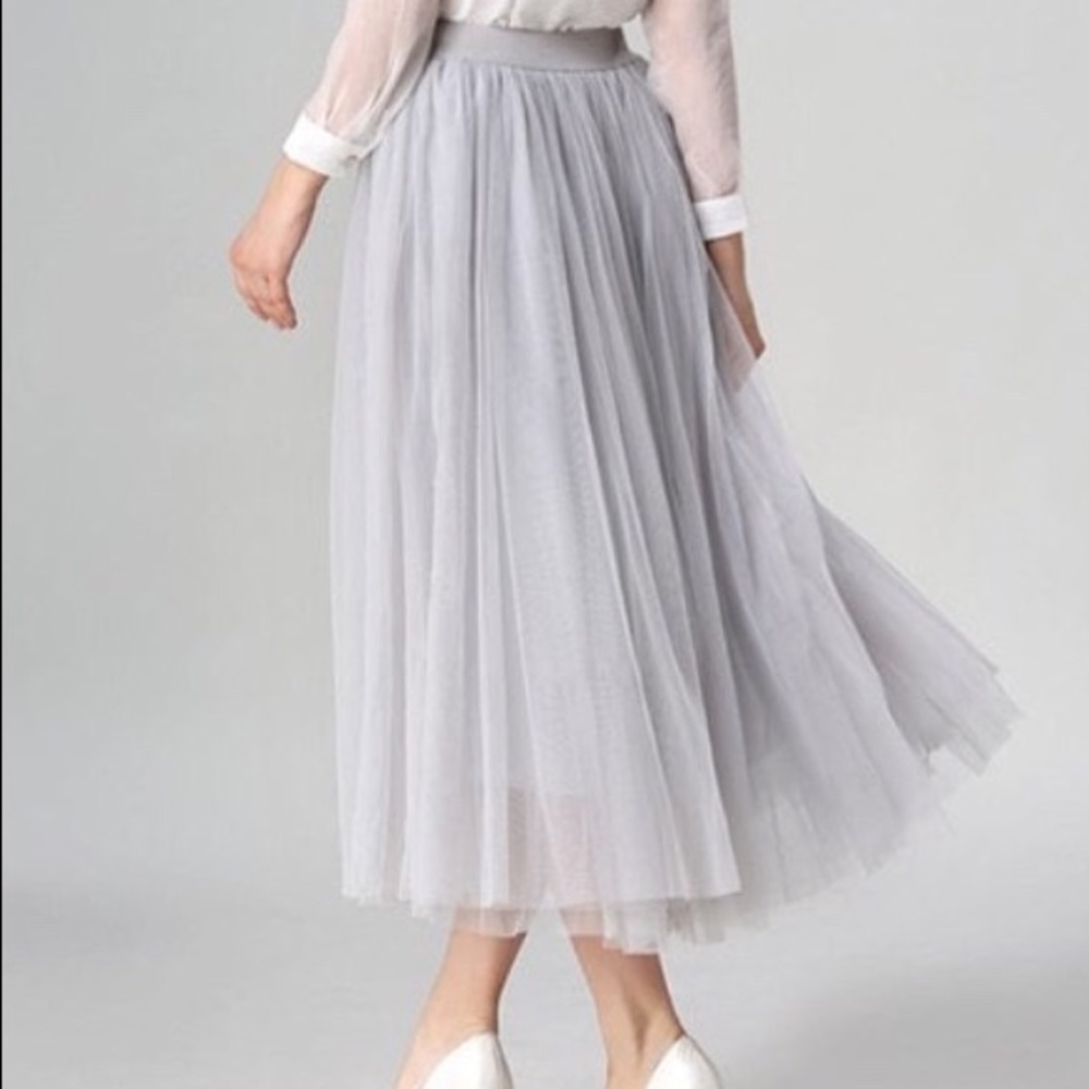 Tulle high waisted skirt 💕💕